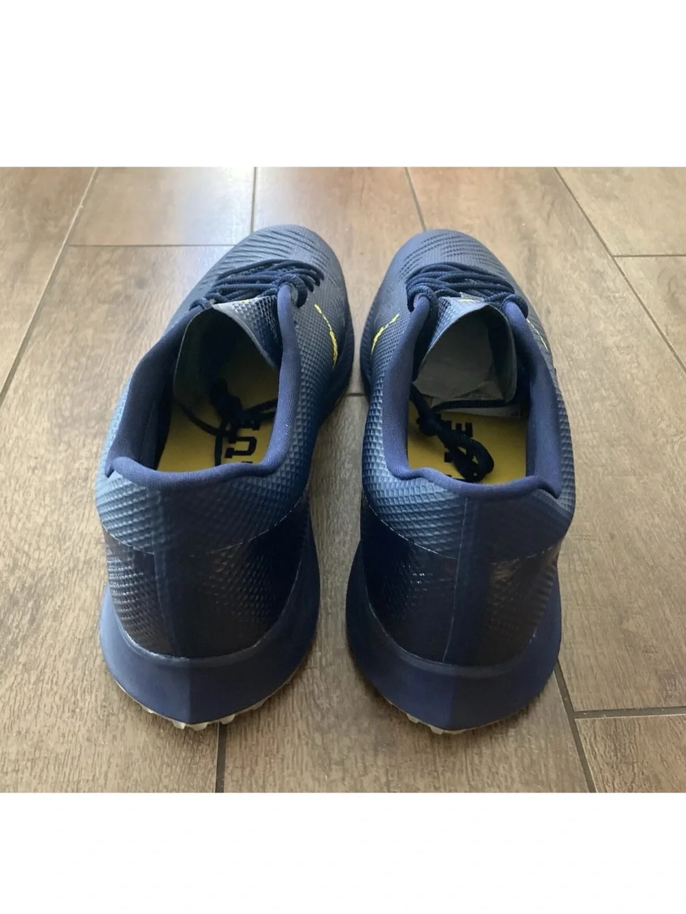 Nike Air Jordan Vapor Edge Turf Cleats 'Michigan Wolverines' CV1670 400 Sz 16
